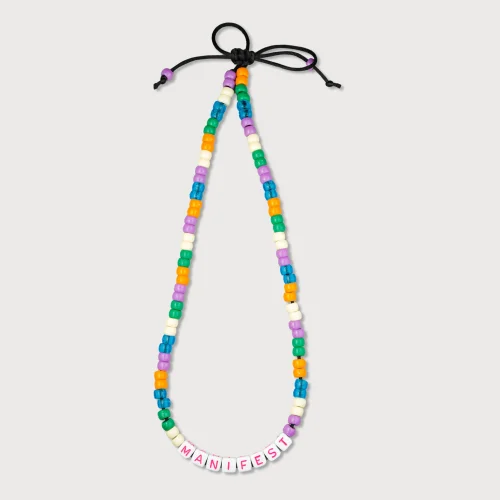 HOELO - Cheer, Manifest, Mama Pony Beaded Necklace