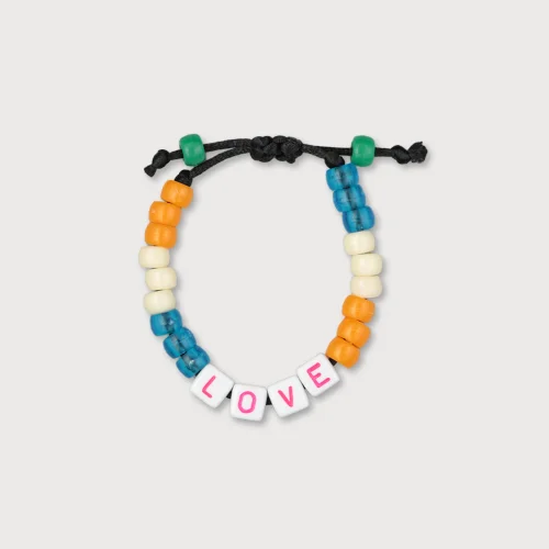 HOELO - Happy, Love Pony Beaded Bracelet