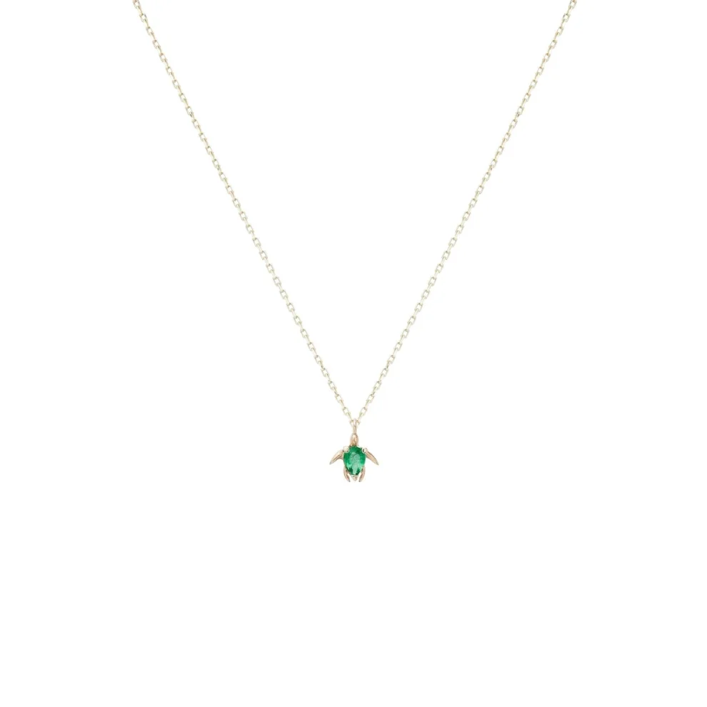 Studio D'oro - Caretta Emerald Necklace