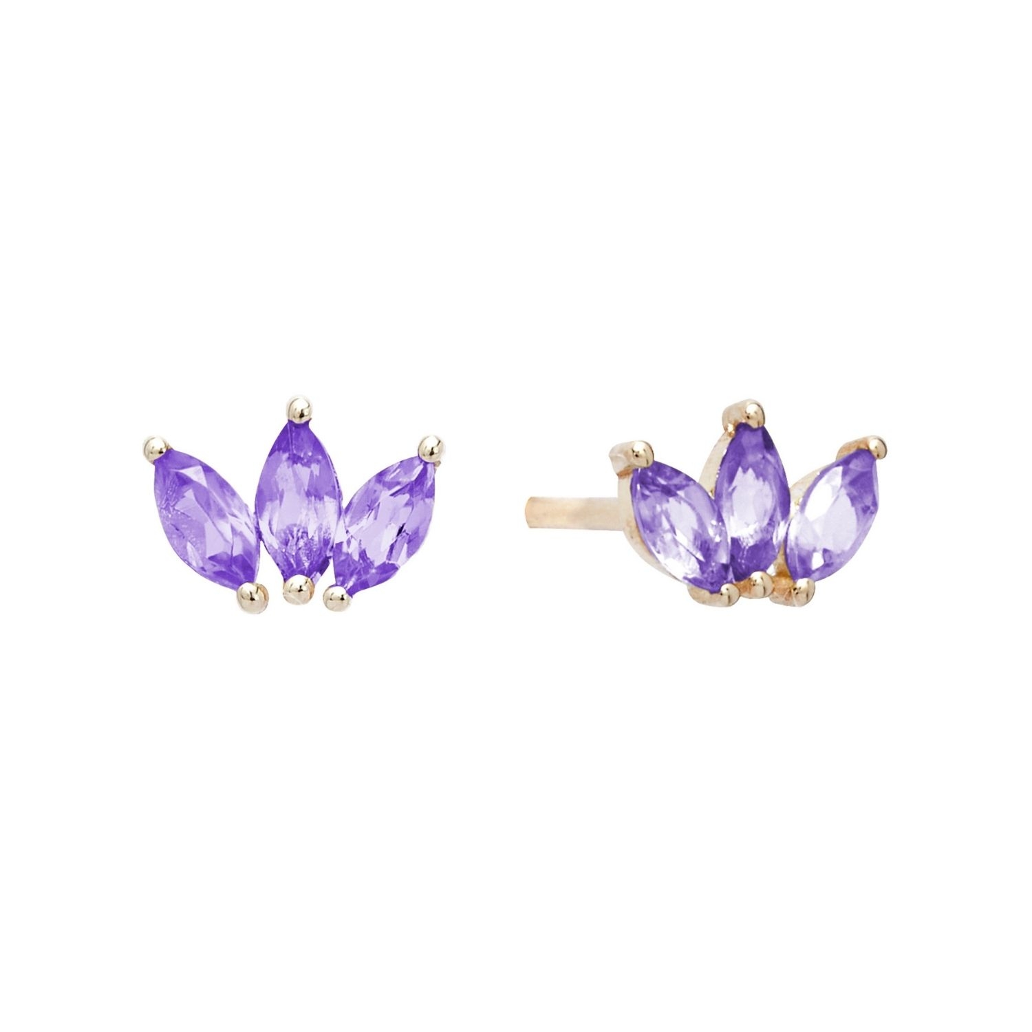 Florence Amethyst Earrings