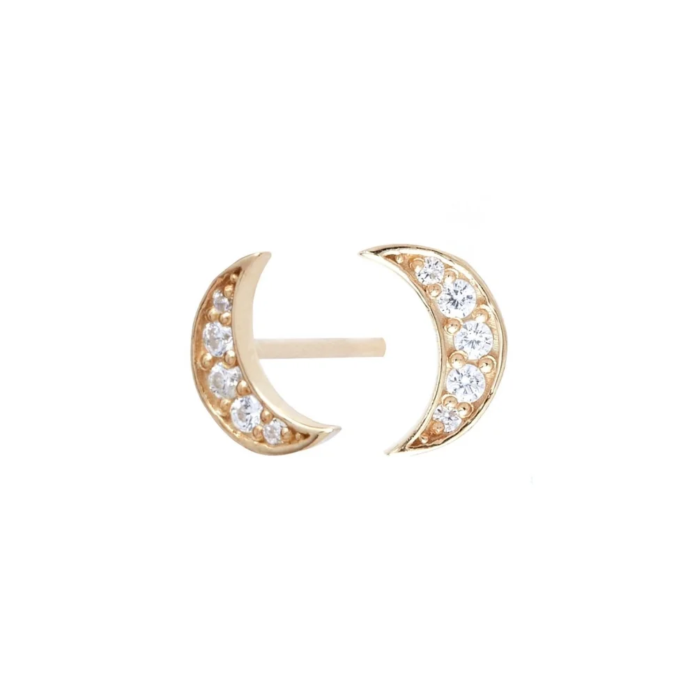 Studio D'oro - Luna Stud Earrings