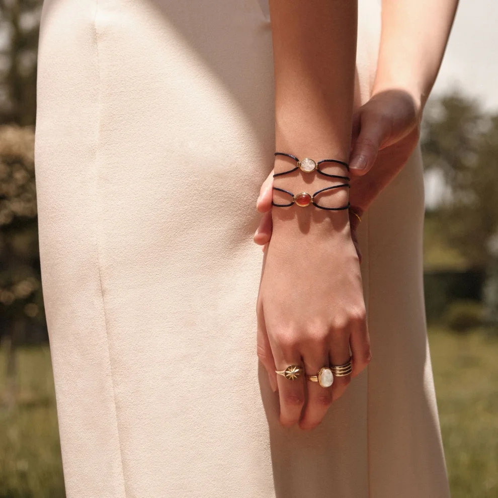 Studio D'oro - Pallas Carnelian Bracelet