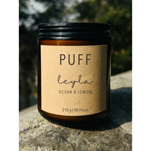 Puff - Puff Ocean Scented Soy Candle - Leyla 210g