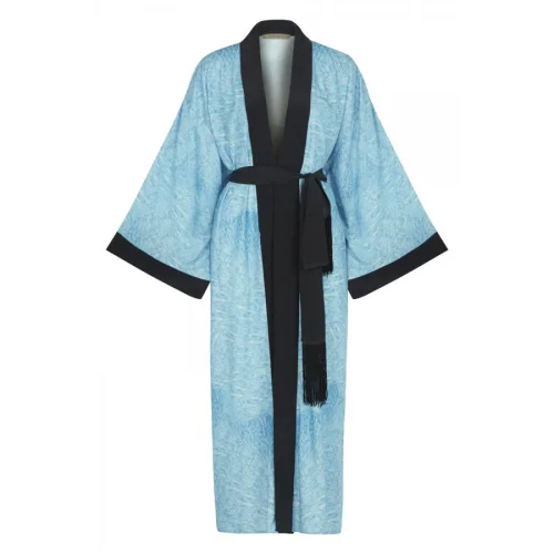 Beste Gürel - Blue Iris Kimono