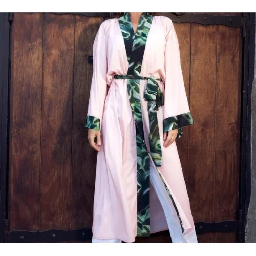 Beste Gürel - Pinkie Green Kimono