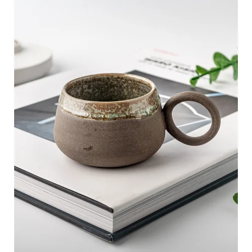 Dook Home - El Yapımı Stoneware Seramik Çamur Olin Kahve Fincanı