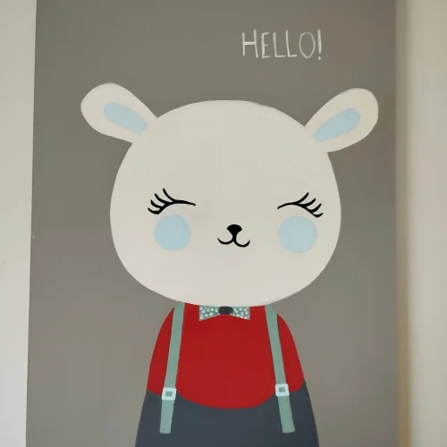 DEAR HOME - Cute Painting2 Hand Painted Wooden Painting