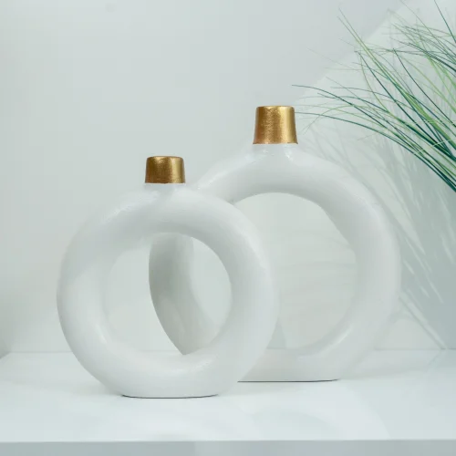 Dea'rt İstanbul - Double Ring Vase