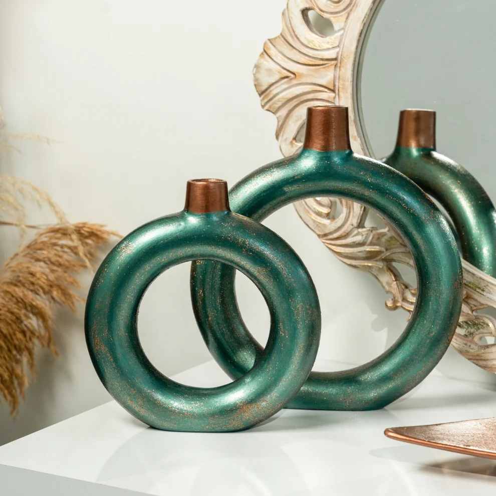 Dea'rt İstanbul - Double Ring Vase