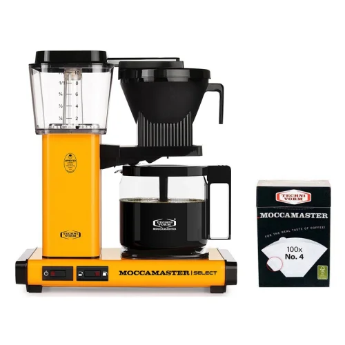 Moccamaster - Select Filtre Kahve Makinesi Cam Potlu Ve Filtre Kağıdı Hediyeli
