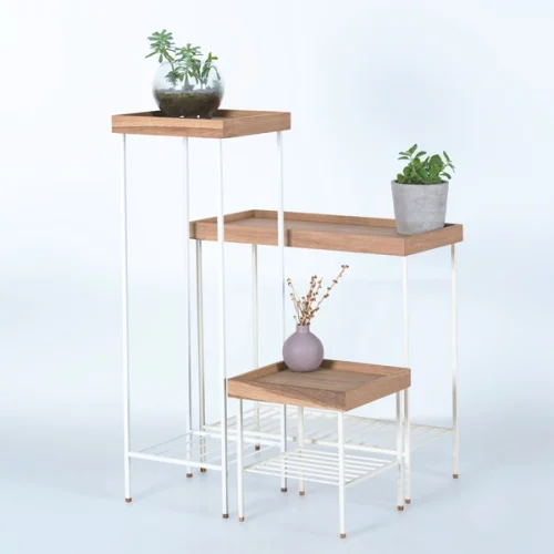ANANAS - Raw Edge Low Flowerpot / Side Table