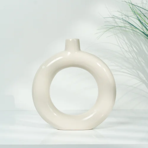 Dea'rt İstanbul - Nordic Ceramic Ring Vase