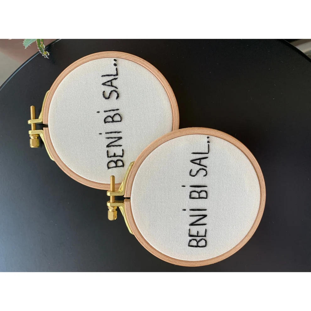 DEAR HOME - Let Me Go Embroidery Hoop Panel