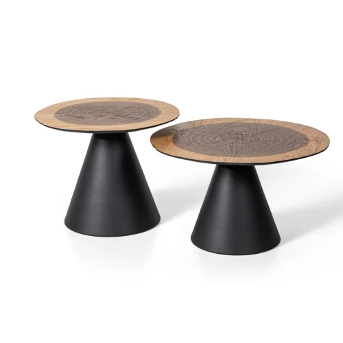 Bekaliving - Tapas Wooden Double Coffee Table Set Oak