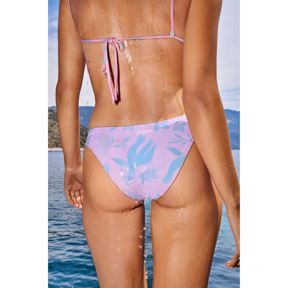 Paume - Ily Pink Sky Desenli Bikini Altı