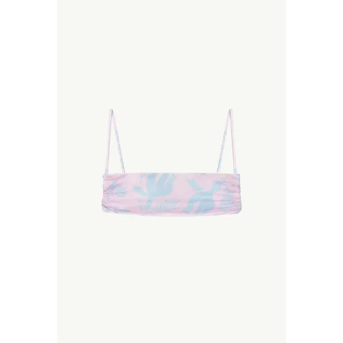 Paume - Ily Bandeau Bikini Top In Pink Sky