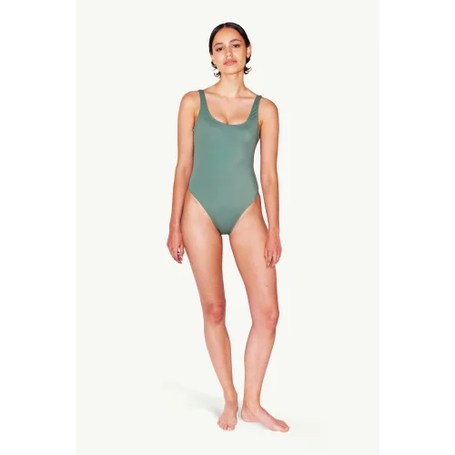 Paume - One-piece Swimsuit In Olive