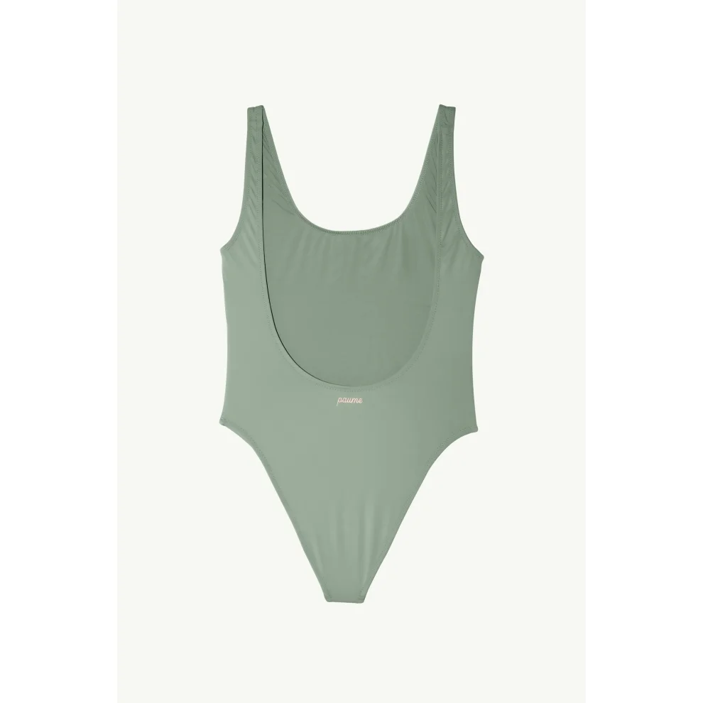 Paume - One-piece Swimsuit In Olive