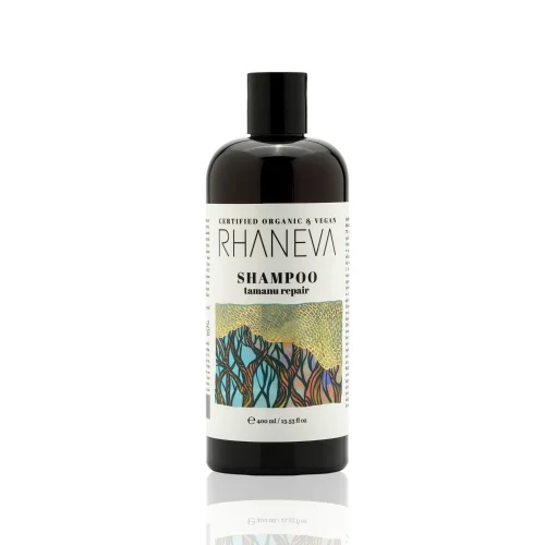 RHANEVA - Tamanu Nourish & Repair Shampoo, Certified Organic & Vegan, 400 Ml
