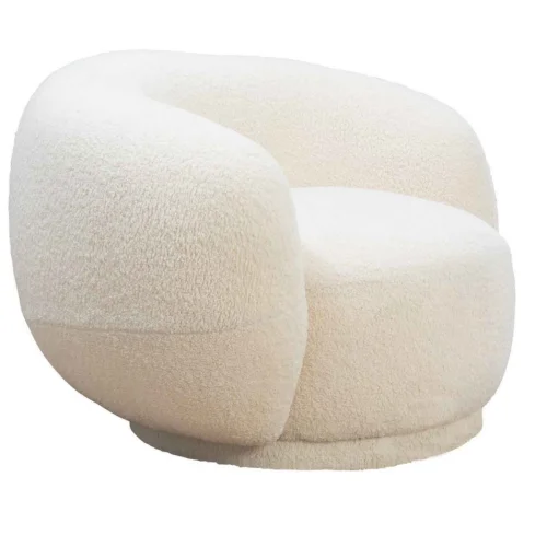 Beka Living - Titan Teddy Armchair White