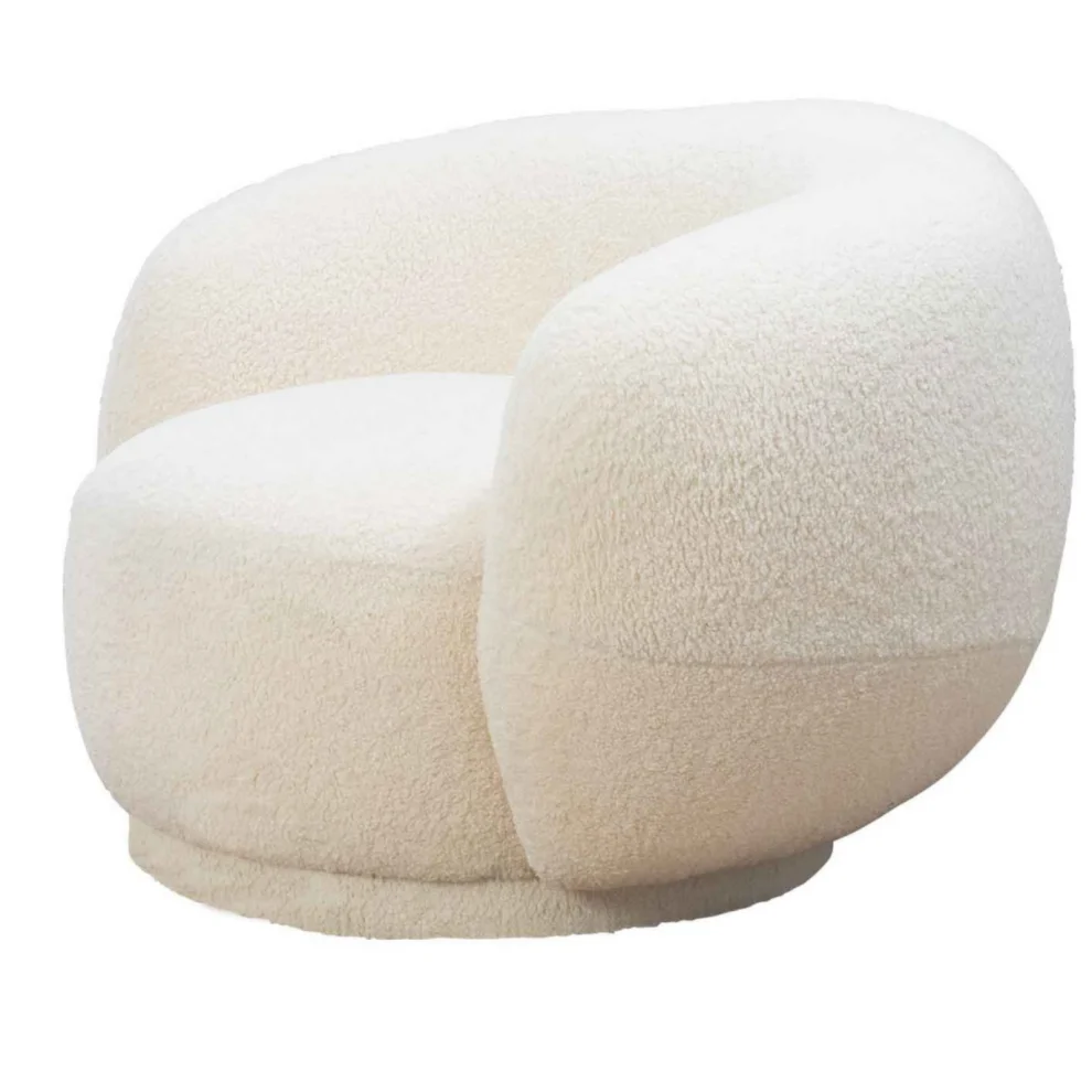 Bekaliving - Titan Teddy Armchair White