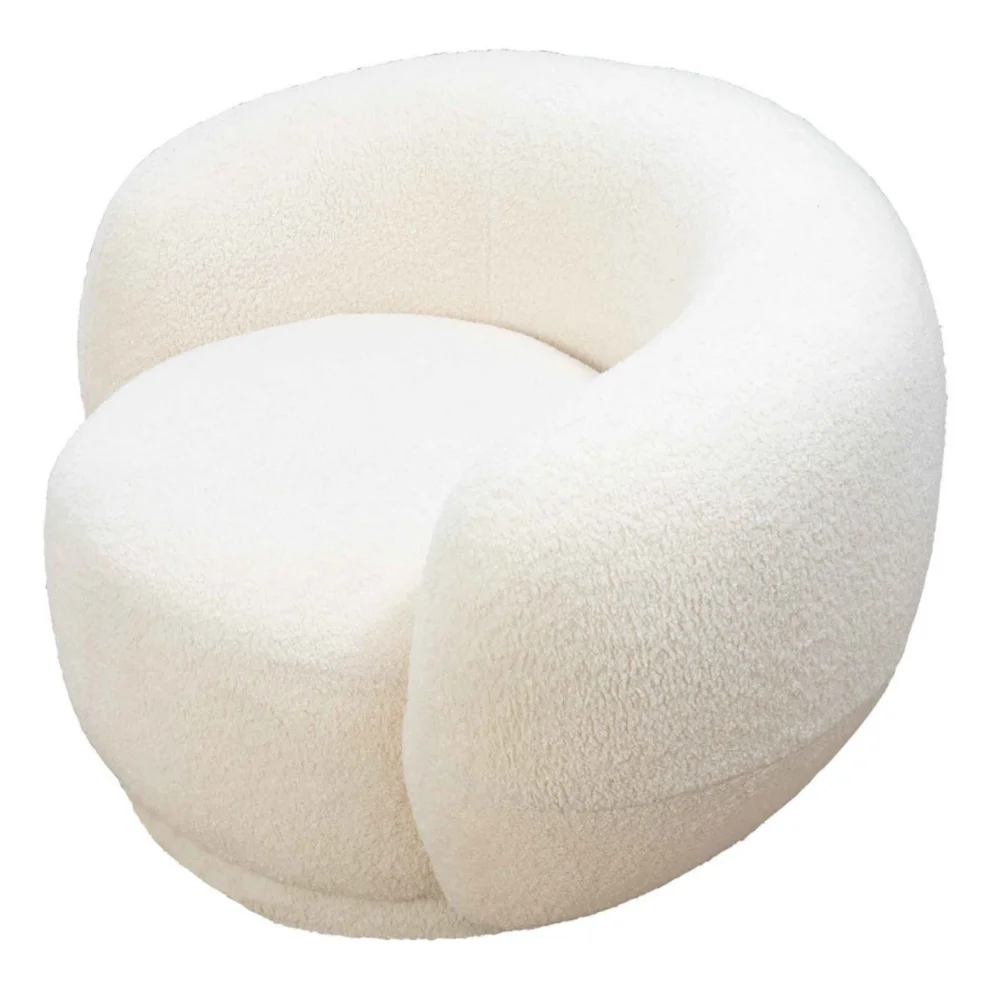 Bekaliving - Titan Teddy Armchair White