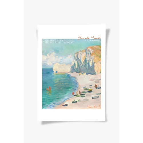 ODA.products - The Beach And The Falaise D'amont Claude Monet Tablo