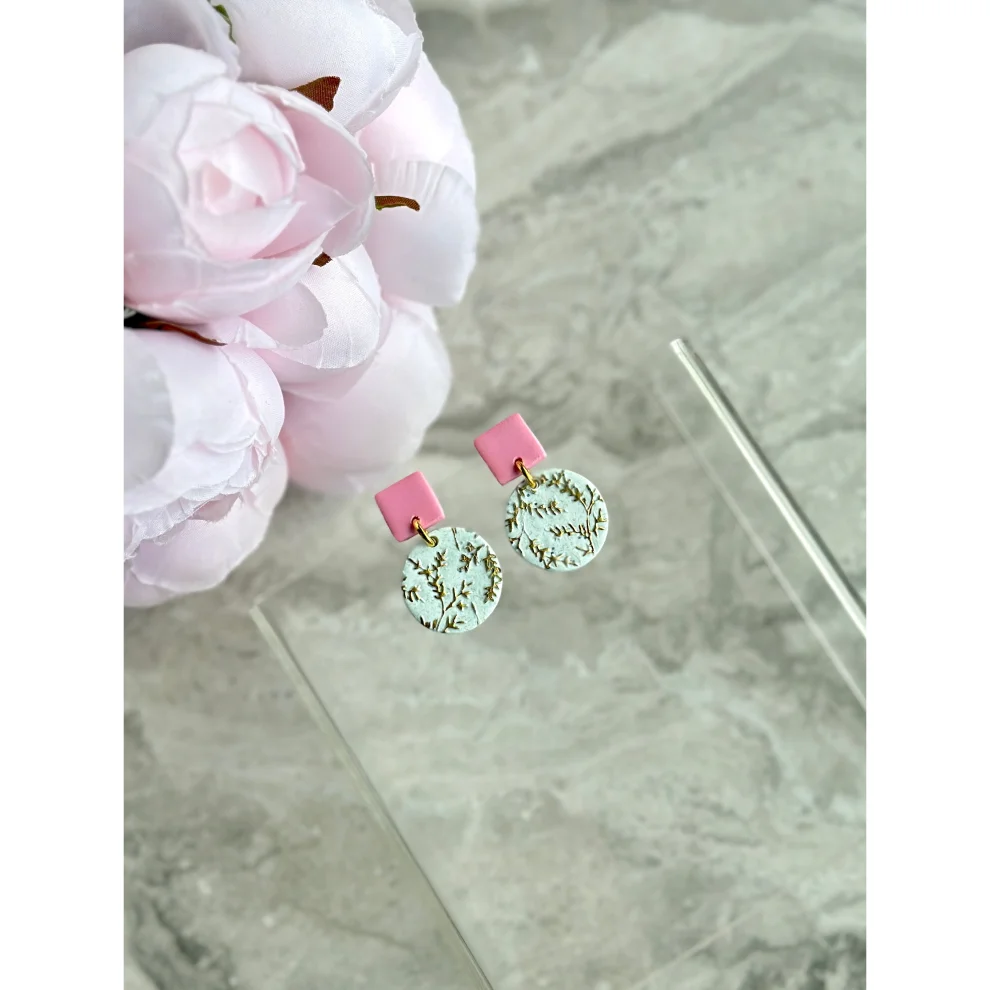 Daisy Lazy Creations - Two Color Mini Round Earring