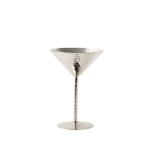 Bakır İstanbul - Imperial Nickel Hammered Martini Glass
