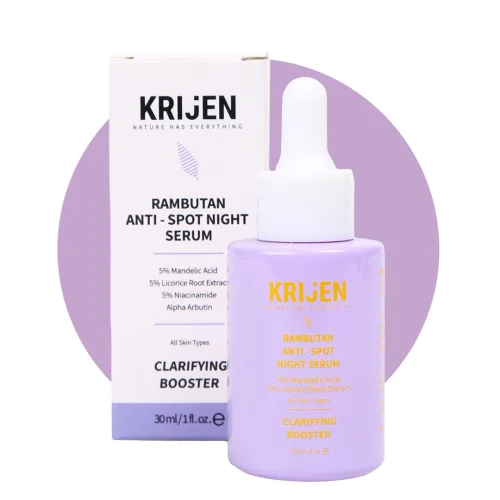 Krijen - Rambutan Anti - Spot Cilt Tonu Eşitleyici Gece Serum