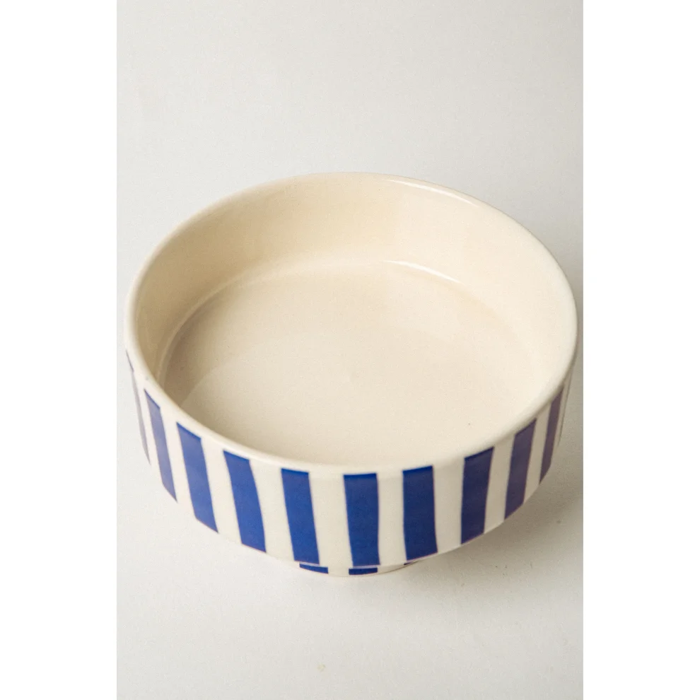 Bihter Soydar - Ceramic Footed Presentation Bowl