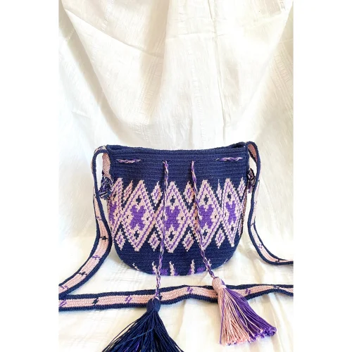 Vayu - Small Purple Makbus Mochila Bag, Shoulder Bag, Shoulder Ba