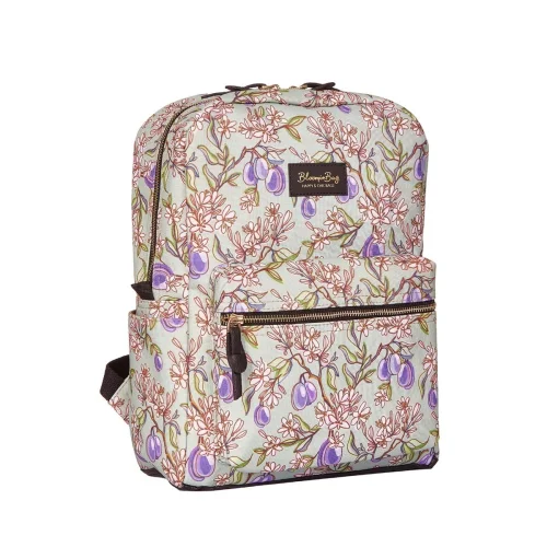 BloominBag - Plums In Bloom 13-14 Inch Backpack Laptop / Macbook Bag