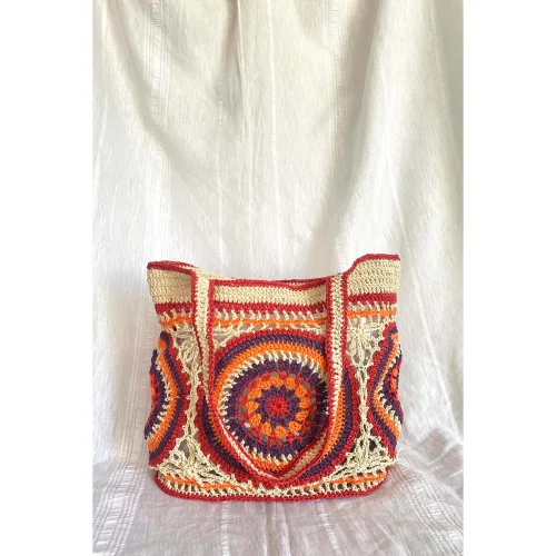 Vayu - Ethnic Patterned Paper Thread Shoulder Bag