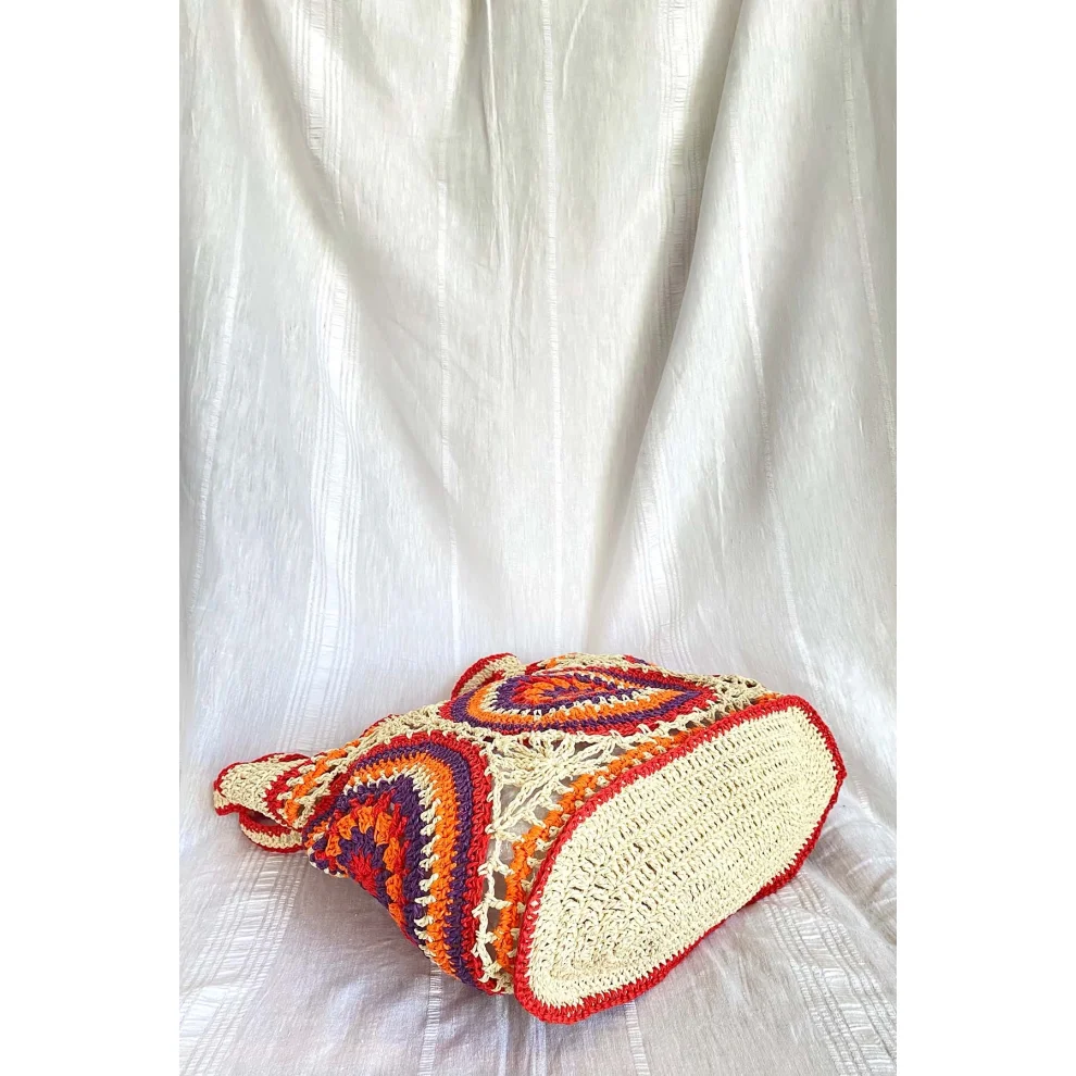 Vayu - Ethnic Patterned Paper Thread Shoulder Bag