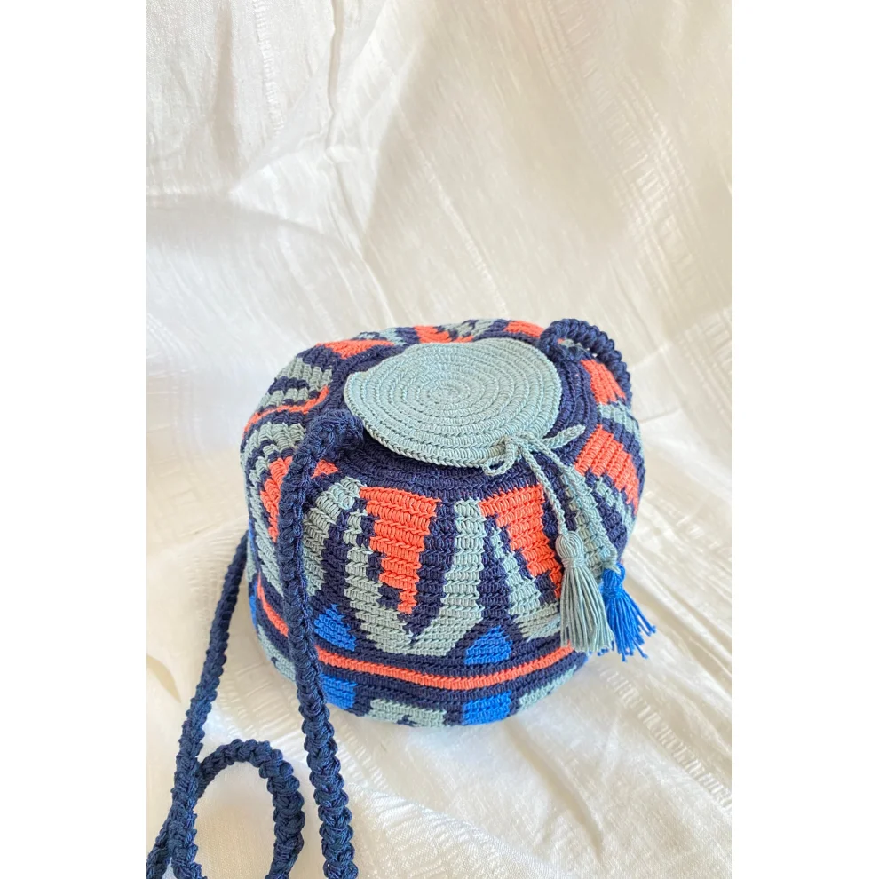 Vayu - Mini Mosaic Mochila Bag, Handle Bag