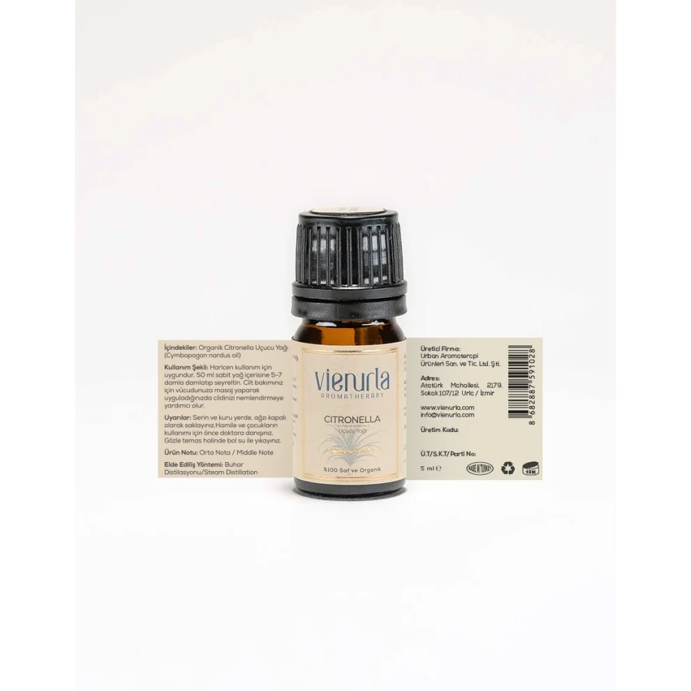 Vienurla Aromatherapy - Organic Citronella Essential Oil 5ml