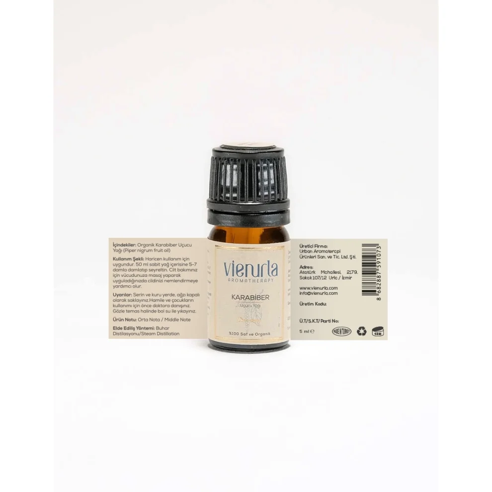Vienurla Aromatherapy - Organic Black Pepper Essential Oil 5ml
