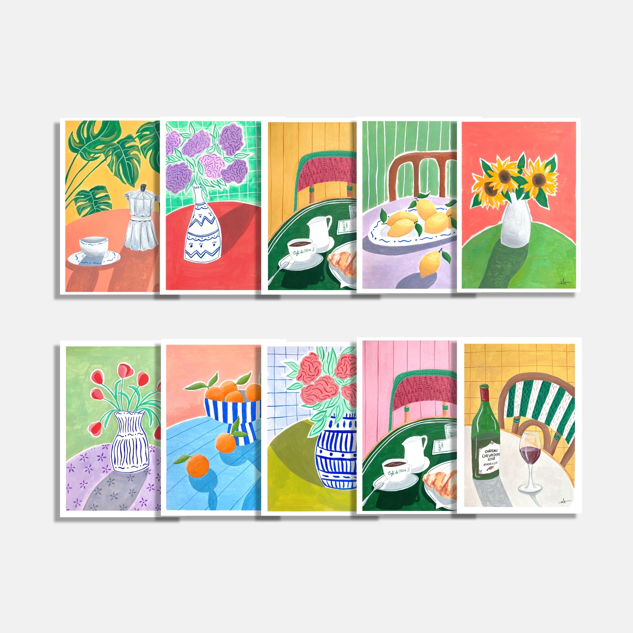 Mini Print Set Of 10