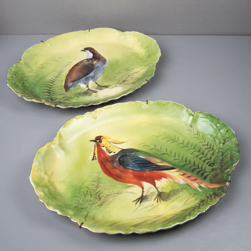 Gınni Dudu - 2 Limoges Porcelain Plate