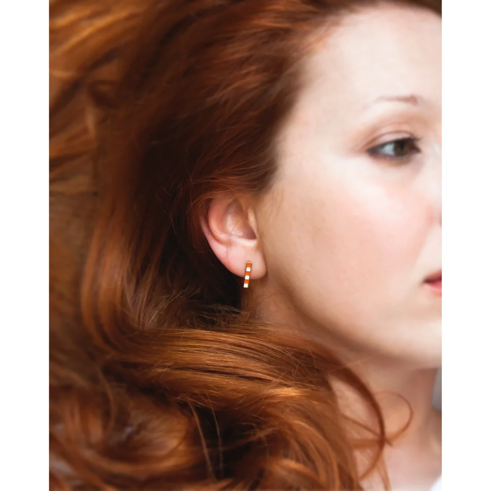 Lena Muar - Piano Arancia Earring