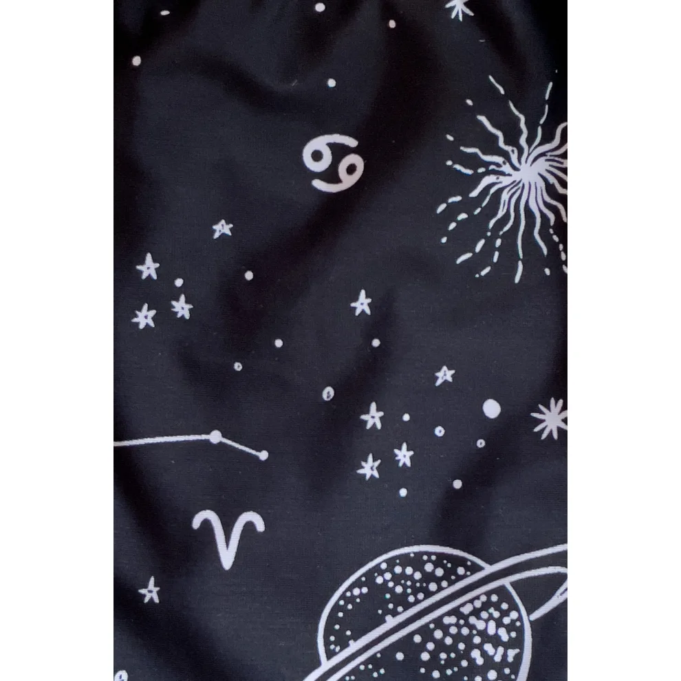 WAYT - Space Babe Celestial And Zodiac Print Recycled Bikini Top