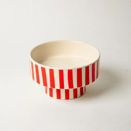 Bihter Soydar - Ceramic Footed Presentation Bowl