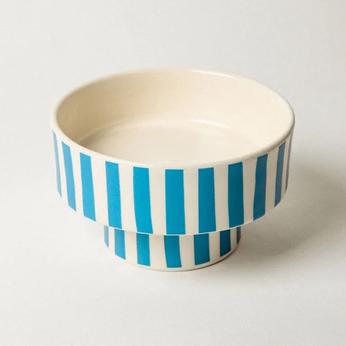 Bihter Soydar - Ceramic Footed Presentation Bowl