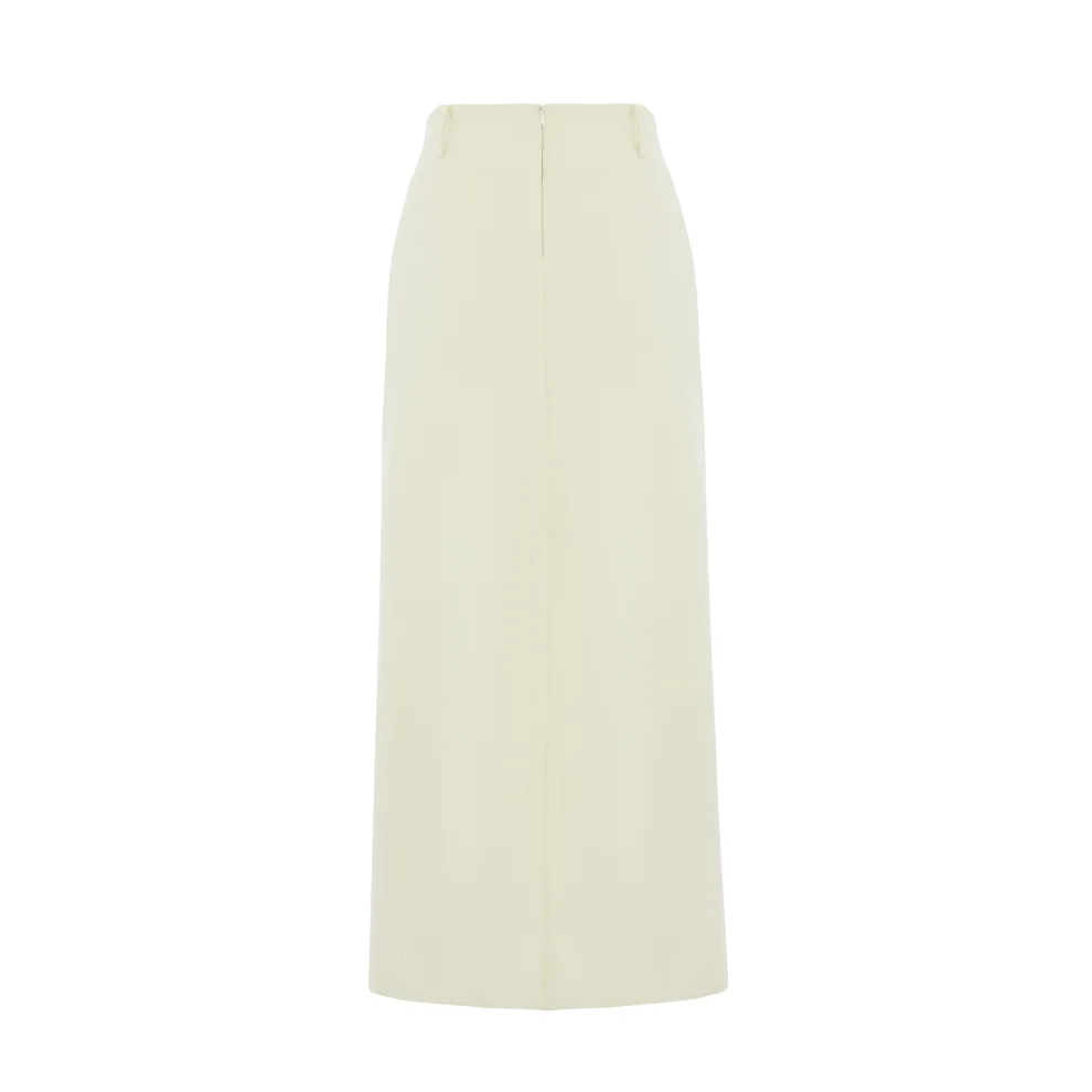 Wabi Sabi - Sail Cashmere Maxi Skirt