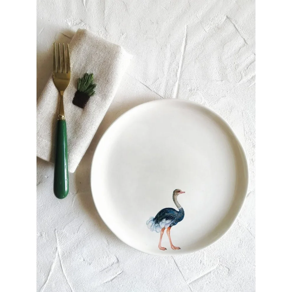 Fusska Handmade Ceramics - 6 Pet Plates