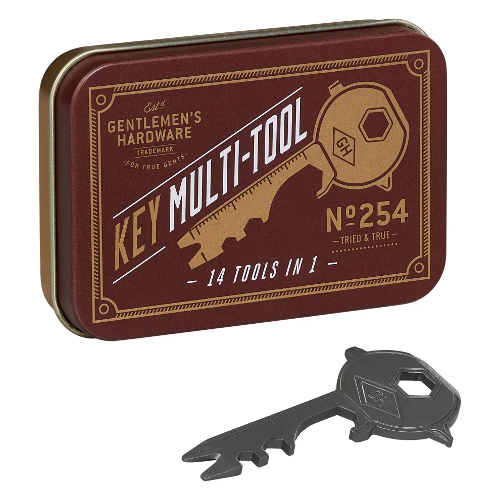 Gentlemen's Hardware - Key Multi-tool 14-in 1