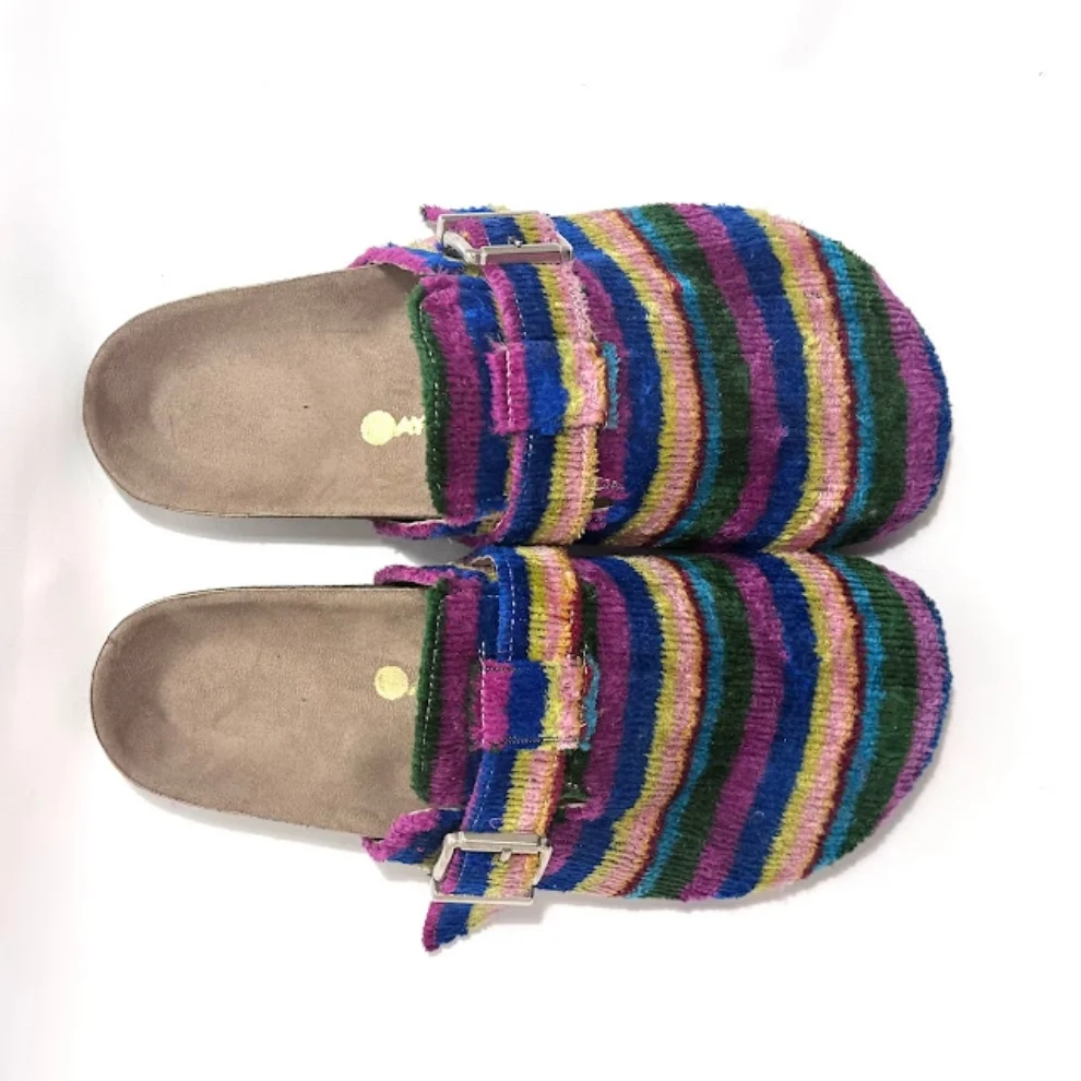 Haane Design - Velvet Ikat Slippers