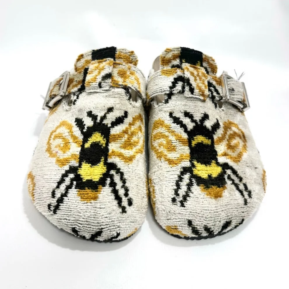 Haane Design - Velvet Ikat Slippers