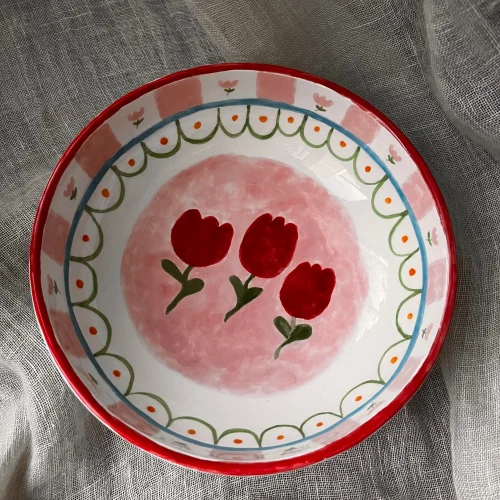 Hands Of Pi - Tulips In Love Bowl